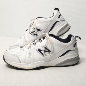 New Balance 608 Shoes Mens Size 12 4E White Navy Walking Cross Training